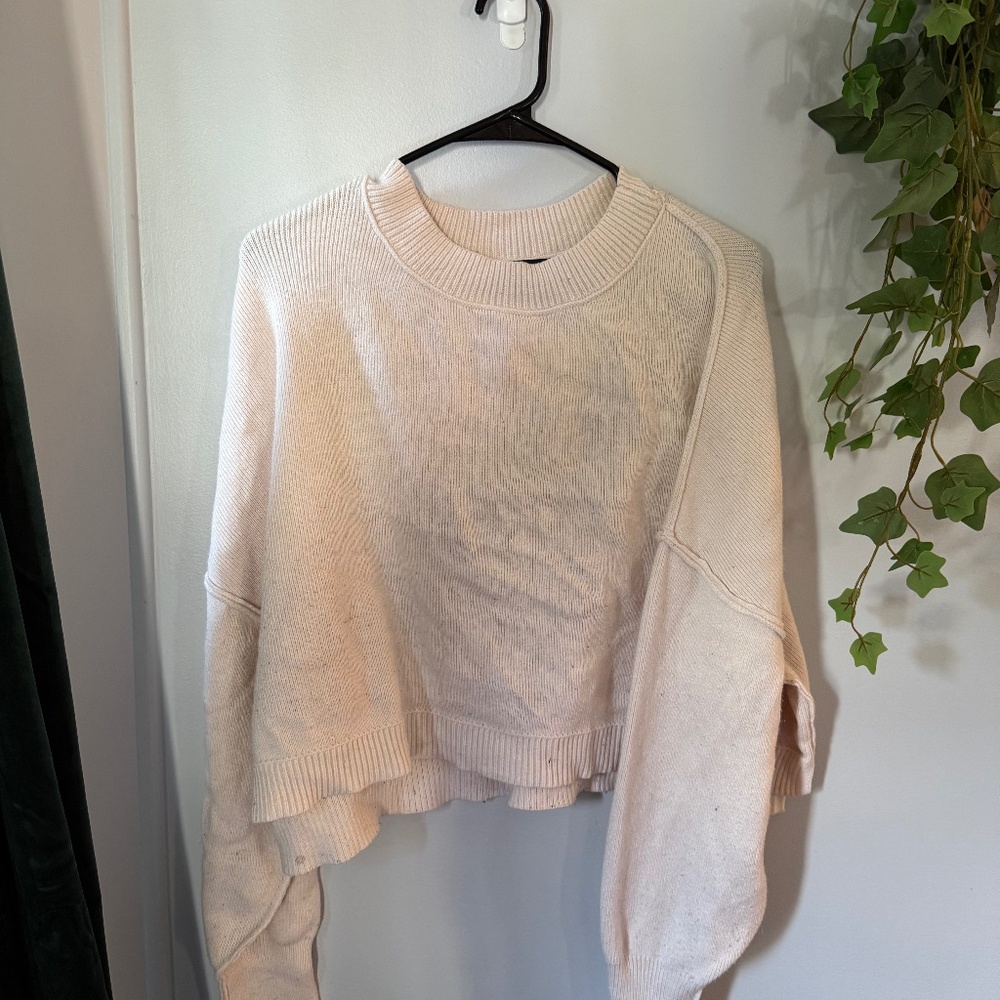 Cream sweater